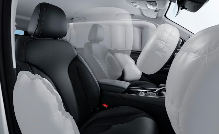MG HS Hybrid+ 7 Airbags und hochfeste Karosserie